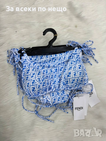 Fendi Дамски Син Бански С 2 Части👙Дамски Бански С Две Части В Син Цвят Фенди Код SK1652