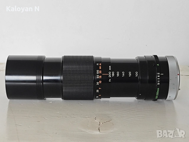 Обектив Canon FD 100-200mm f/5.6 S.C. за Canon FD байонет, снимка 3 - Обективи и филтри - 54409937