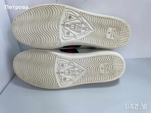 Кожени маратонки Gucci Ace 39 Оригинал, снимка 8 - Маратонки - 54713567