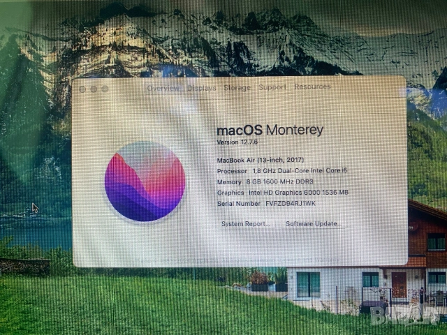 Лаптоп Macbook Air 13'' 2017 8 GB 128GB, снимка 6 - Лаптопи за работа - 55077497