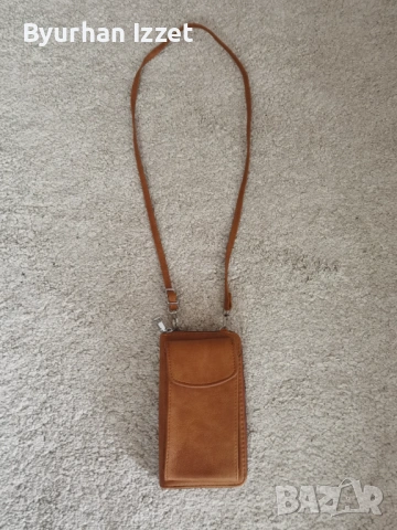 Дамска малка чанта за мобилен телефон за през рамо