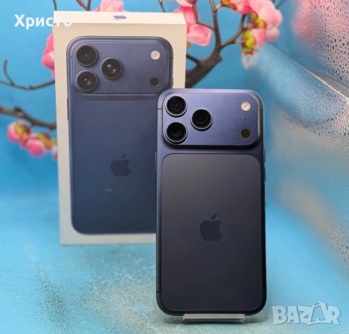 ГАРАНЦИОНЕН!!! Apple iPhone 17 Pro Max, 256GB, 5G, Deep Blue + подарък оригинален адаптер Apple, снимка 6 - Apple iPhone - 54572341