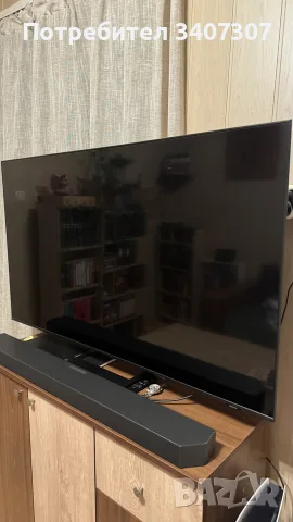 Телевизор Samsung 55” Smart TV 4K UHD HDR – Отлично състояние, без забележки, снимка 3 - Телевизори - 55437171