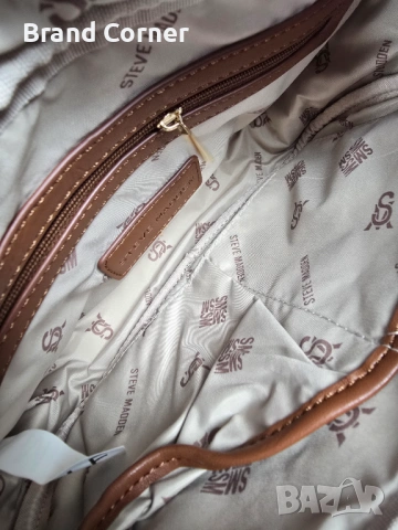 Нова дамска чанта Steve Madden Moon Quilted Crossbody, снимка 7 - Чанти - 54406274