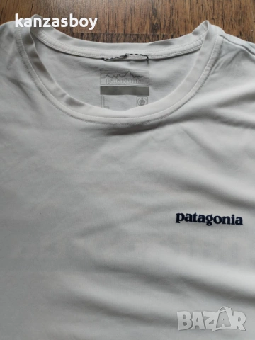 Patagonia Logo Lightweight - страхотна мъжка блуза L , снимка 2 - Блузи - 54760668