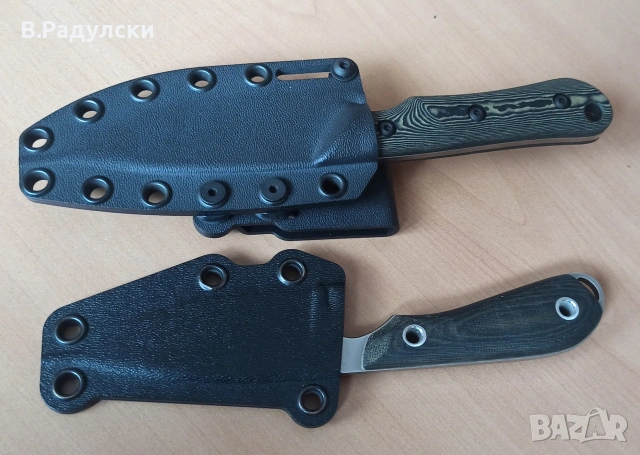 White River Brave CPM-MagnaCut Stonewashed Drop Point Maple Brown & Black Richli, снимка 6 - Ножове - 54568257