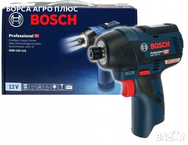 Bosch GDR 12V-110 110Nm 12V Ударен Винтоверт Professional SOLO Нов