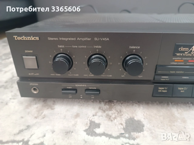 Усилвател Technics клас АА, снимка 2 - Ресийвъри, усилватели, смесителни пултове - 54792850