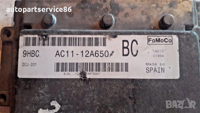 Блок за управление на двигателя (ECU) за Ford Transit Mk7 (2006-2010) AC11-12A650-BC, снимка 3 - Части - 55068312