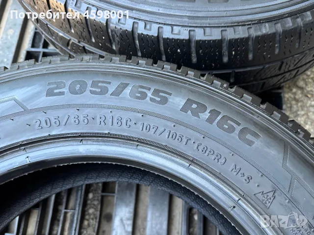 2бр.ЗИМНИ ГУМИ Pirelli 205/65/16C 7.5мм грайфер за бус, снимка 7 - Гуми и джанти - 55662974