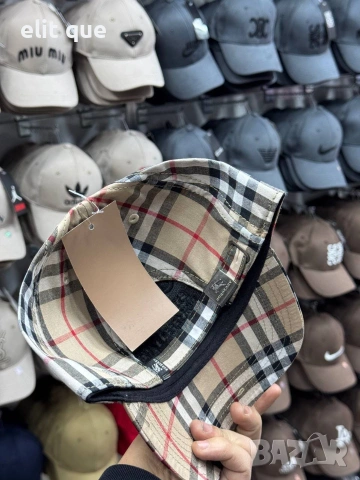 шапки с козирка Gucci emporio armani Burberry Louis Vuitton , снимка 6 - Шапки - 55222408
