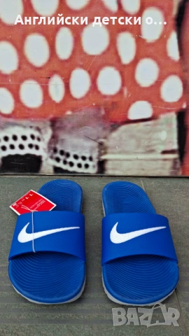 Английски оригинални детски чехли Nike, снимка 6 - Детски сандали и чехли - 54379472