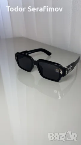 Мъжки слънчеви очила Chrome Hearts Lowrider (Черни)