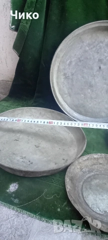 Стари бакърени тави , снимка 8 - Антикварни и старинни предмети - 54125986