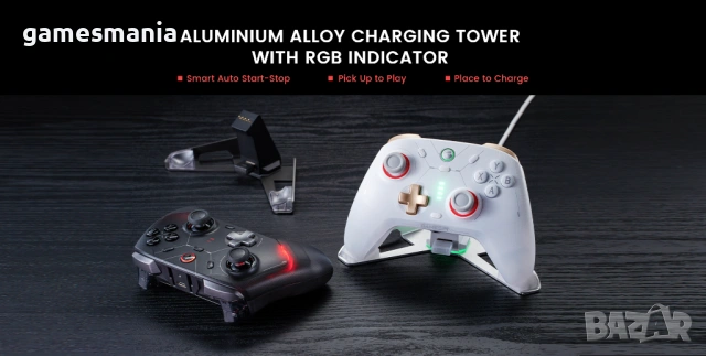 Контролери GameSir Cyclone 2 Shadow Black/ Phantom White/ НОВИ, снимка 11 - Аксесоари - 54303254