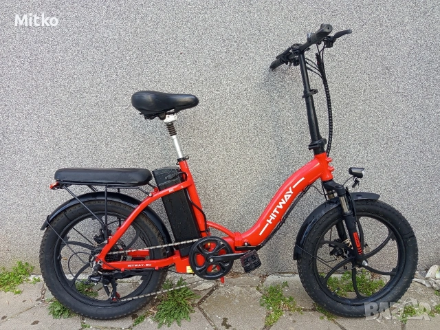 20 цола електрически алуминиев велосипед с 7 скорости усилени ляти капли амортисьори предни дискови , снимка 16 - Велосипеди - 53976594