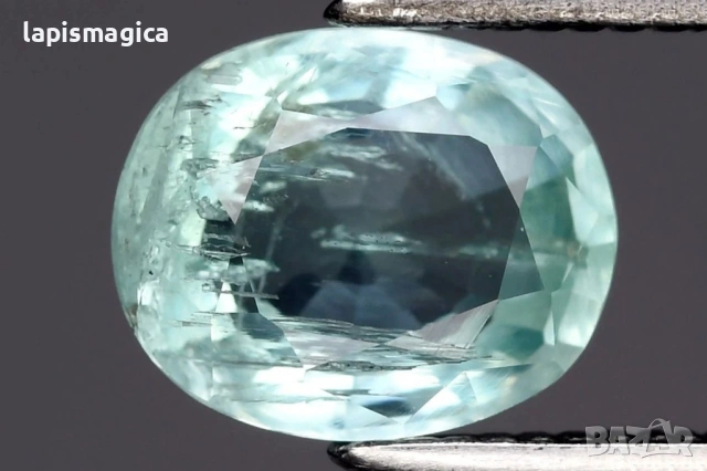 Естествен зелен смарагд от Нигерия 0.71ct 6.3x5mm овална шлифовка
