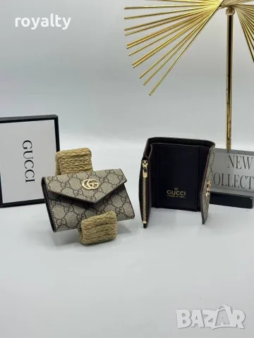 Gucci Ново Дамско Портмоне Гучи Различни Цветове , снимка 3 - Портфейли, портмонета - 55331358