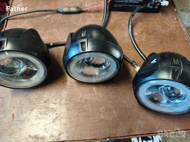 LED фарове от електрическа количка. 