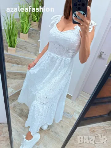 Лятна дантелена рокля, снимка 3 - Рокли - 55507439