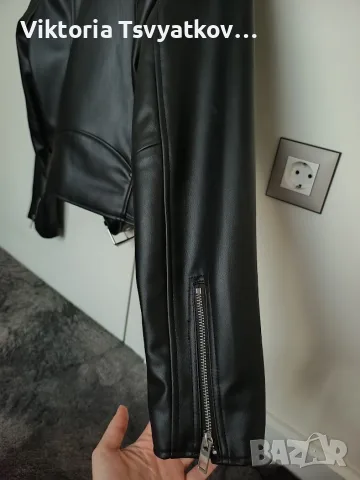 Нови палта Zara и кожено яке - перфектно състояние, снимка 12 - Палта, манта - 55619259