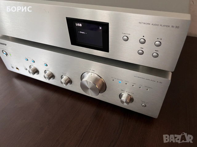 Интегриран усилвател PIONEER A-30 + стриймър N-30, снимка 3 - Ресийвъри, усилватели, смесителни пултове - 54383155