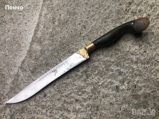 автентичен възрожденски нож /каракулак/, снимка 7 - Ножове - 50663772