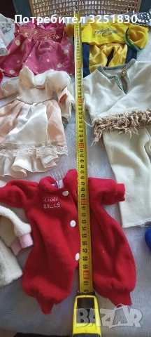 За кукла .Лот комплект дрехи за кукла baby born и три диадеми, снимка 3 - Кукли - 54722259