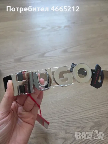 Кожен колан HUGO, снимка 2 - Колани - 55601229