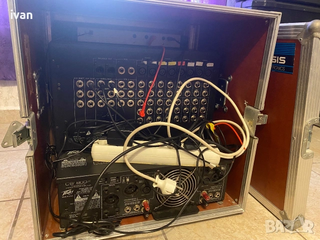 Апаратура Peavey Стъпало Миксер, снимка 3 - Ресийвъри, усилватели, смесителни пултове - 55240636