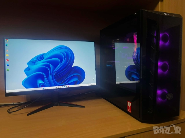 Геймърски компютър и монитор Acer Nitro
