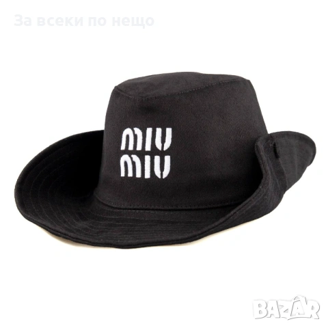 Miu Miu Плажна Шапка Миу Миу - Различни Цветове Код SK1255, снимка 3 - Шапки - 54112506