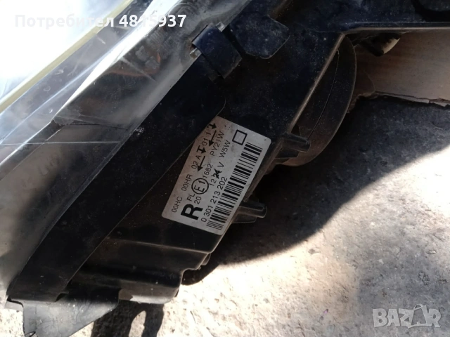 Десен фар за Пежо 407 2.0 дизел 136к.с 2004г , снимка 2 - Части - 54508689