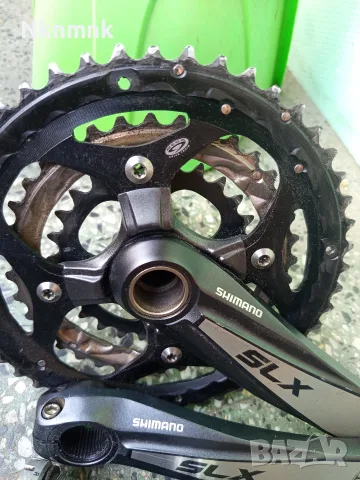Курбели и средно Shimano SLX, снимка 3 - Части за велосипеди - 55597232