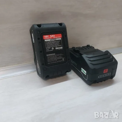 КОМПЛЕКТ 2 бр. Чисто Нови Батерии 18V 5Ah за Metabo (Заместител) – 90Wh с LED Индикатор, снимка 5 - Други инструменти - 55492542