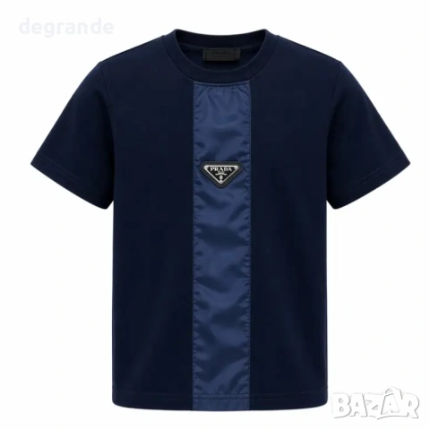 ♣️Детска Тениска 💫PRADA💫 ЧЕРНА👚СИНЯ