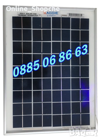 Соларен панел 10W, слънчев панел 10W, контролери 