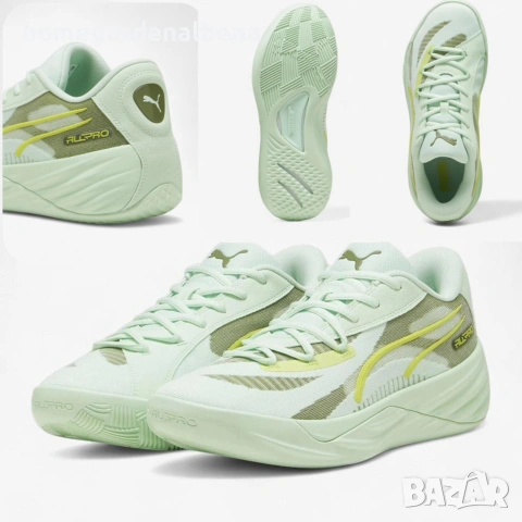 PUMA All-Pro Nitro унисекс баскетболни маратонки зелени NITRO подметка