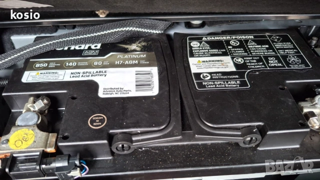 Продавам акумулатор на 1 год.DieHard AGM 80Ah – Перфектно състояние