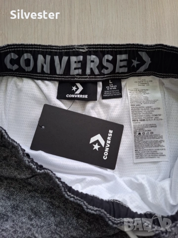 Лот Детски Къси Панталонки, сиви CONVERSE, на листенца и др, размер за 8-13г. дете, снимка 3 - Детски къси панталони - 55227510