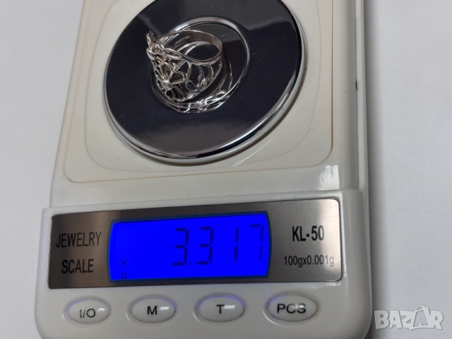 Дамски Сребърен Пръстен (проба 925)- 3,31 грама, снимка 8 - Пръстени - 54854517