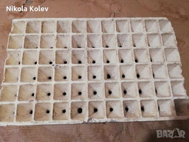Стиропорени табли за разсад. Пластмасови касетки. , снимка 2 - Разсади - 55057364