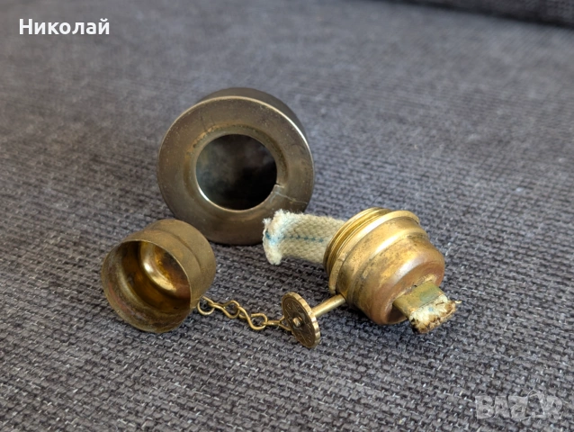 Ретро месингова спиртна лампа / горелка – антикварна и функционална, снимка 2 - Антикварни и старинни предмети - 55243945