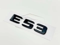 Мерцедес емблема бадж – E53, AMG, TURBO 4MATIC, снимка 3