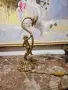 Страхотна антикварна бронзова френска фигурална лампа , снимка 6