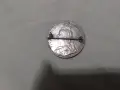 Викторианска брошка от сребърна британска монета Crown 1891 г., снимка 2