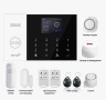 WiFi / GSM Смарт професионална Алармена система + сензор за дим и вода, снимка 1