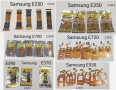 Лентови кабели/Flat Cable за Samsung E250,D900,U700,G600,B5702,J600,L770v,B520,B250,B300,B3410,E2210, снимка 9