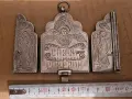 автентична сребърна икона триптих, снимка 6