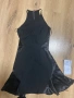 Елегантна черна рокля размер s xs, снимка 1
